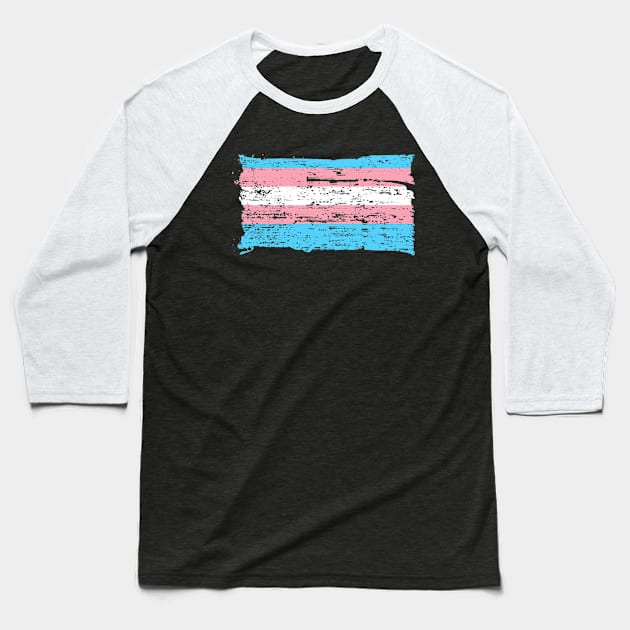 Transgender Pride Month T Shirt Trans LGBTQ Flag Baseball T-Shirt by Wolfek246